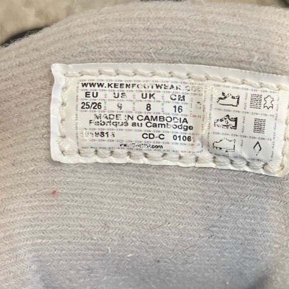 Keen Hoodoo Black & Sweet Lavender Unisex Waterproof Boots Size 9 - Picture 3 of 5